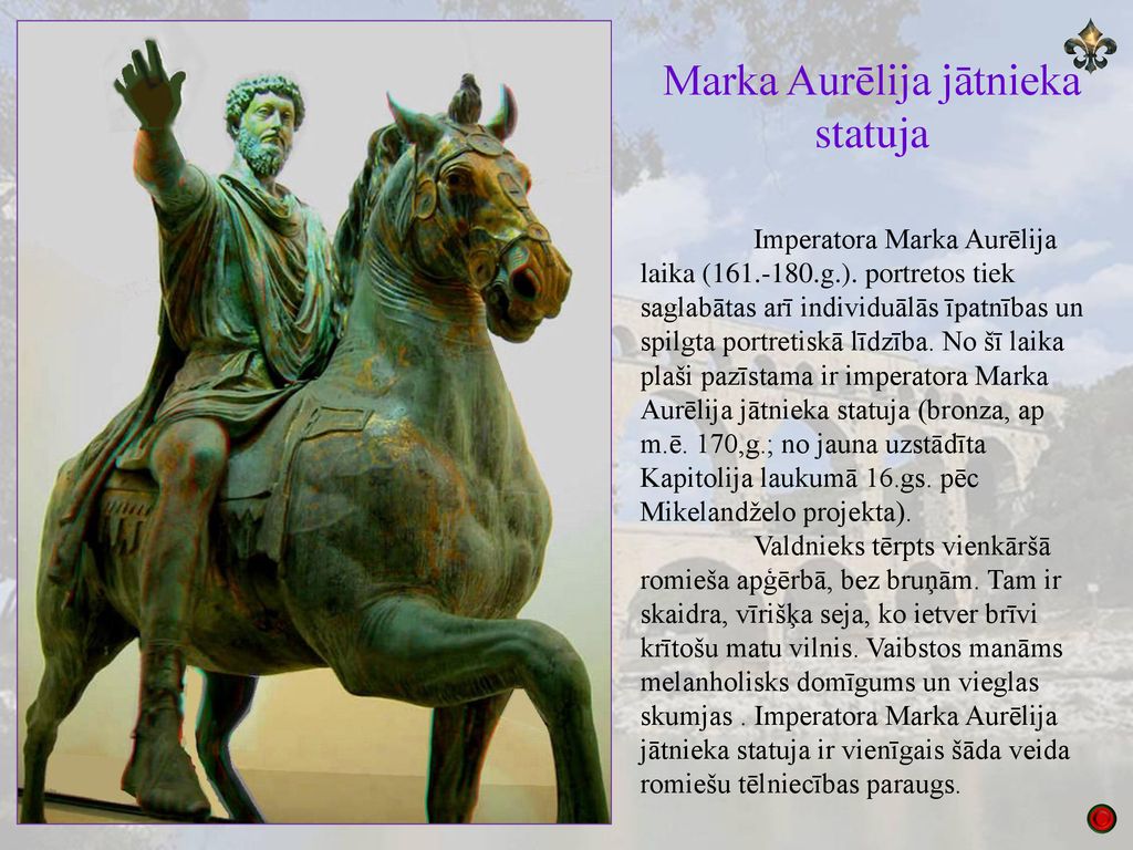 Marka Aurēlija jātnieka statuja