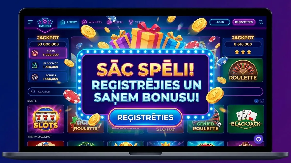Reģistrācija ar bonusu