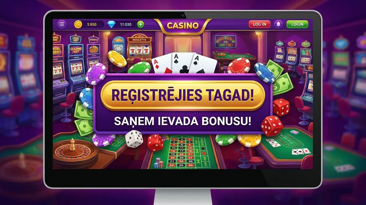 Reģistrēšanās ar bonusu